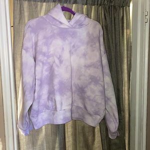 A new day purple tye dye sweatshirt